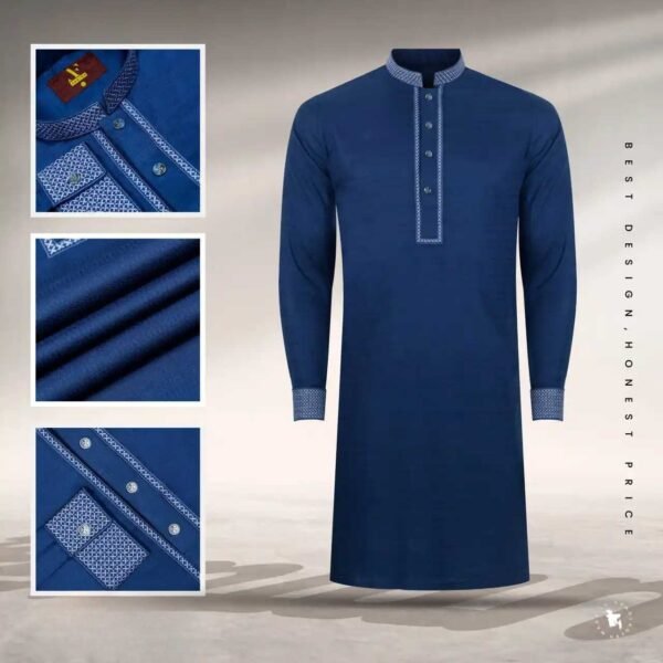 Panjabi – Petrol Blue